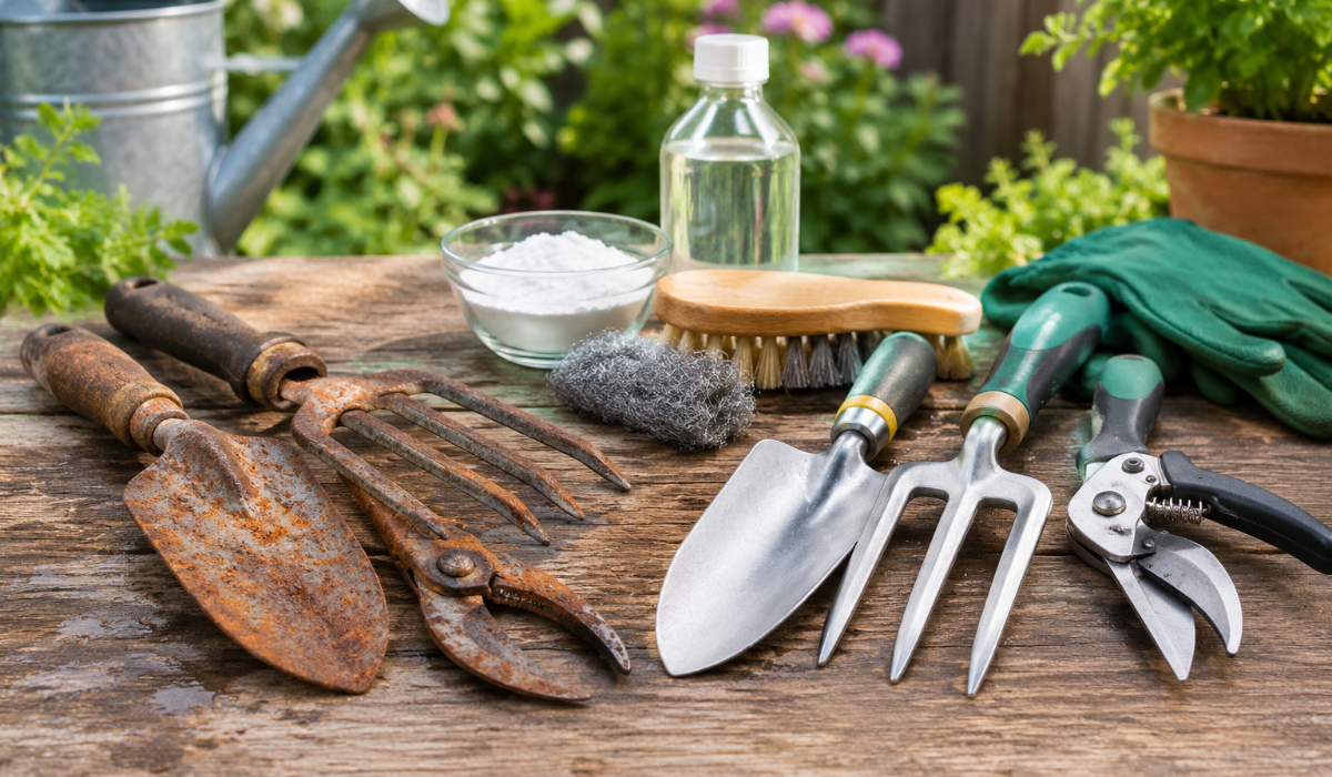 How Do You Remove Rust From Garden Tools