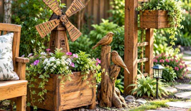 Wood Garden Decor